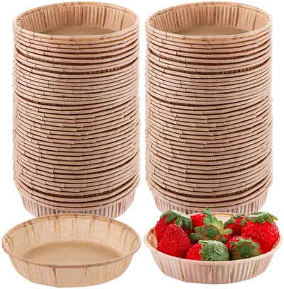 Dailygoods- Muffinvormpjes 200 stuks - Taartvormpjes - Papier - Mini-muffins - Diameter 11 cm - Hoogte 2,3 cm