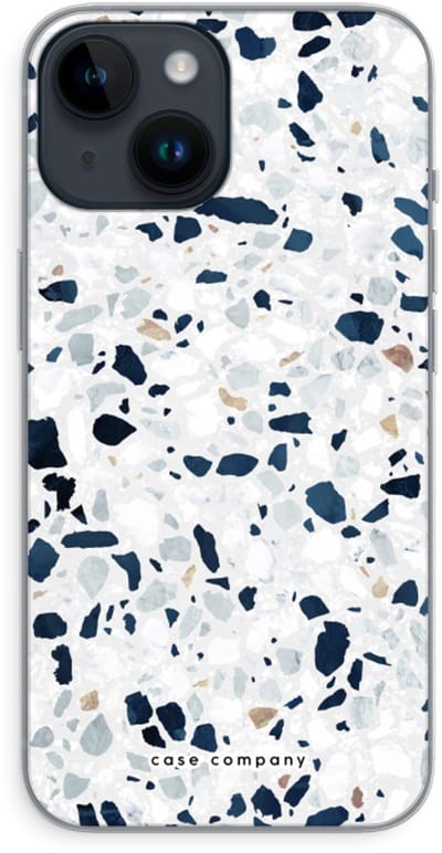 Case Company® - Hoesje geschikt voor iPhone 14 hoesje - Terrazzo N°1 - Soft Cover Telefoonhoesje - Bescherming aan alle Kanten en Schermrand
