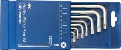 SW-Stahl 04410SB T-profielset in cassette 9 stuks, T10-T51