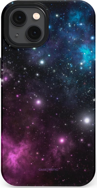Casetastic Hoesje Geschikt voor Apple iPhone 13 Magsafe - Stijlvolle Beschermende Duo-layer Case - Nebula gloed