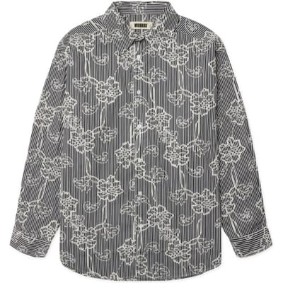 Woodbird brooks emb shirt 2636-712 black white