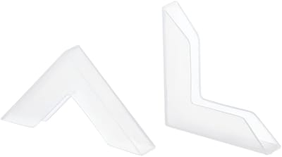 Dailygoods- Hoekbeschermer L-vormig 45x6mm - Pack van 24 - Bescherming voor schilderijen - Antislip - Schokbestendig - Voor keramiek en glas - Hoekbescherming