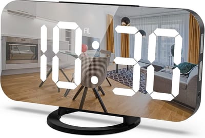 Digitale Wekker met Groot LED Scherm en Dubbele USB Oplader