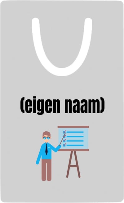Hacebo® - docent met checklist met eigen naam metalen boekenlegger - Docent - meesters of juffen - collega's - verjaardag - afscheidscadeau - geschenk - kado Bladwijzer boekenleggers - 7.6 cm x 5cm