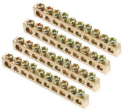 12 Terminals Busbar Distributie Draad Terminal voor Elektrische Installaties