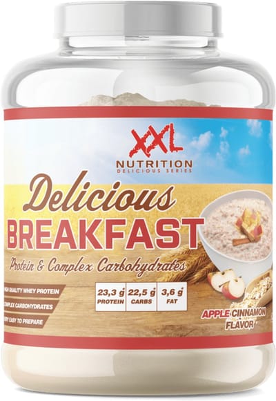 XXL Nutrition - Delicious Breakfast - Appel Kaneel - Eiwitontbijt - 2500 g