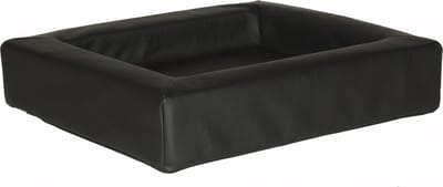 Comfort-Kussen hondenmand leatherlook 60 x 50 x 12 cm - Zwart