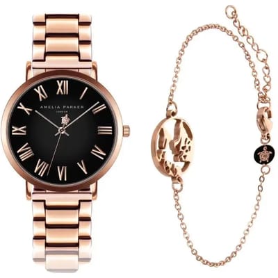 Vrouwenhorloge Amelia Parker Grand Noir