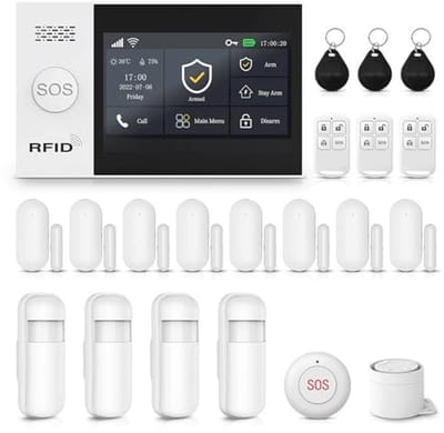 Draadloos 4G Huisalarm met Touchscreen en Bewegingssensor