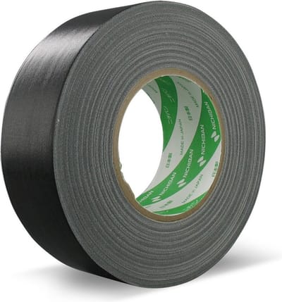 Nichiban 1200 Duct Tape 50mm/50m Zwart - Originele Gaffa Tape Zwart