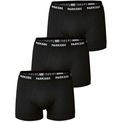 PARKSIDE Set van 3 heren boxers (Zwart, S)