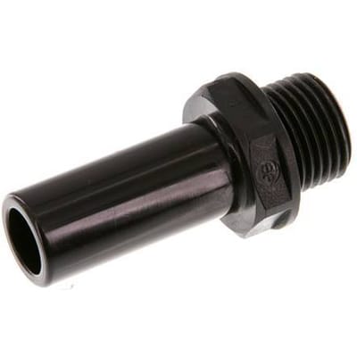 18mm x G1/2'' insteekfitting POM Buitendraad NBR [2 Stuks]
