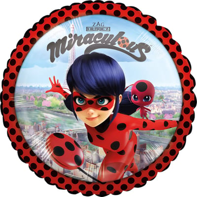 Amscan - Miraculous - Lady Bug - Folie ballon - 43cm - Leeg - 1 Stuks