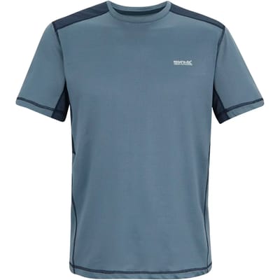 Virda heren T-shirt met korte mouwen en mesh-stof