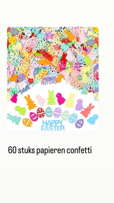 Akyol - paasversiering - kuikentjes- kartonnen versiering - eieren - 60 stuks - feestdagen - decoratie - pasen - paasversiering - easter