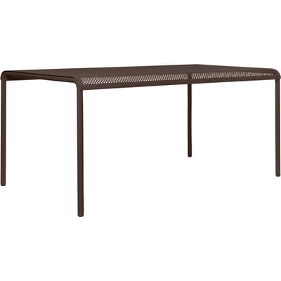 Ferm Living Dapple tuintafel - dark chocolate - 160 x 90 cm