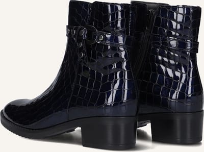 Gabor 512 Enkellaarsjes - Enkelboots met rits - Dames - Blauw - Maat 37