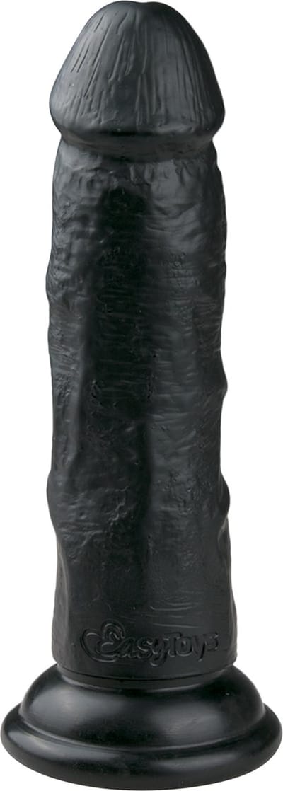 EasyToys - Realistische Dildo met Zuignap - 15,5 cm - Dildo's - Sex Toys voor Vrouwen en Mannen - Dildo Mannen Anaal - Zwart