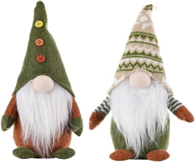 Kerstdecoratie - Kerstversiering Huis - Keuken Decoreren - Traditionele Stijl - 1 Stuk - Rood en Groen