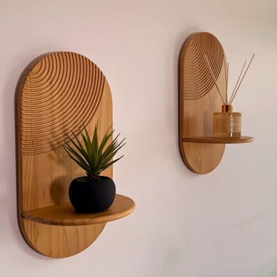 étagères murales Bois décoratives bohéme