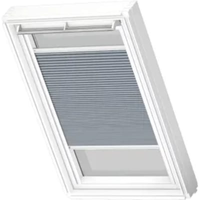 Velux Manueel Verduisterend Plisségordijn Fhc C04 1163swl Grijs White Line