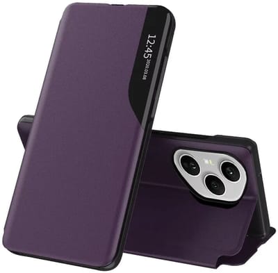 Hoesje geschikt voor HONOR 400 Pro - Techsuit eFold Book Case - Paars
