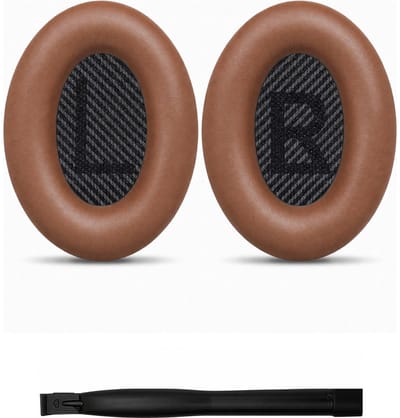 Set Oorkussens voor Bose Koptelefoon - SoundTrue Around-Ear II Oorkussen - AE2i / AE2w / SoundTrue Around-Ear / SoundLink Around-Ear - Kunstleer met Traagschuim - Bruin