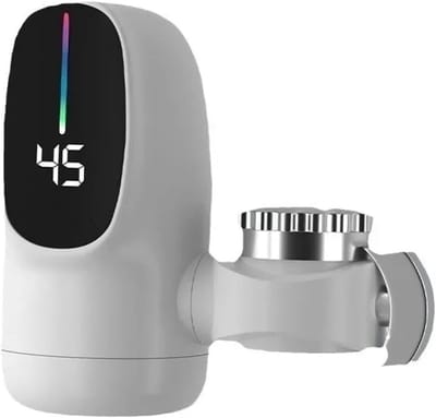 Elektrische Boiler Kraan - Direct Warm Water - Direct Koken - Tankloos Ontwerp - 3000W Vermogen - Wit