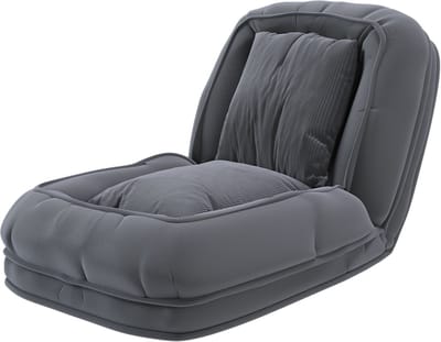 Slaapbank - Opvouwbare slaapbank - Multifunctionele ligstoel - Verstelbare rugleuning - Inclusief kussen - Zetelbed - Comfortabele 2-in-1 bank en bed - Grijs