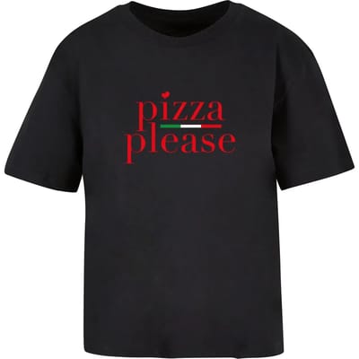 Dames-T-shirt Miss Tee Pizza Please