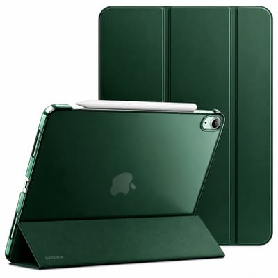 Sounix Tablet Hoes Geschikt voor iPad Air 11 inch (M4 2026/M3 2025/M2 2024) - iPad Air 5/4 (2022/2020 5th/4th Generation 10.9-Inch) - Hoesje - Donkergroen