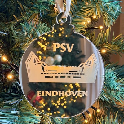 Kersthanger | Kerstbal | Voetbal | PSV | Eindhoven | Philips stadion | Goud