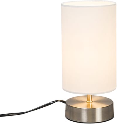 QAZQA milo - Moderne Tafellamp - 1 lichts - H 260 mm - Wit - Industrieel - Woonkamer | Slaapkamer