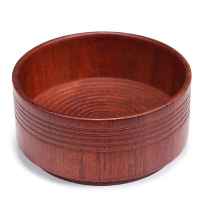 Store_8 - Houten Scheren Kom - Scheerborstel Kom - Hoogwaardige Eikenhout - Ronde Kom - Scheercrème Kom - Perfect voor Baardverzorging