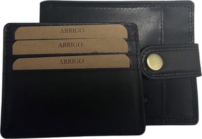 Portemonnee Heren - Zwart - RFID - Anti Skim - Portefeuille Heren - Pasjeshouder - Arrigo