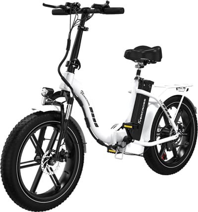 EVERCROSS EK6 Opvouwbare Elektrische Fatbike - 20 inch - 13Ah - 25 km/u - 7 Versnellingen - Zwart