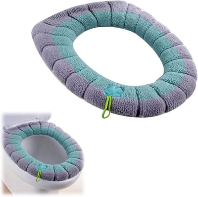 Toiletbrilhoes met dik kussen - Hygiënische toiletzitting cover - Groen