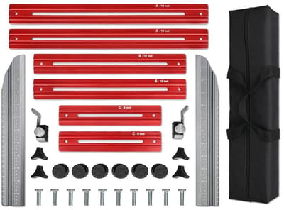 Allecto - Trap Meetinstrument - Multifunctioneel - Voor Nauwkeurige Metingen - Aluminium - Traptemplate - Perfect voor Trapontwerpen - Handig en Ef..