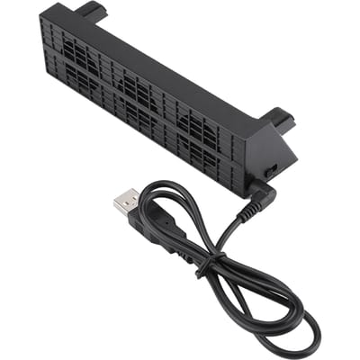 DC 5V Draagbare Modieuze Intelligente Koelventilator Voor PS4 Slim Gaming Console black
