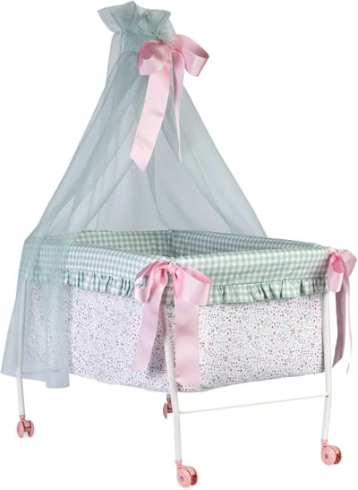 ASI DREAMS Poppen Accessoires - Hemelbed Met Dekbed En Kussen - Cloe Collectie