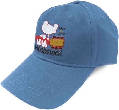 Woodstock - Logo Baseball pet - Blauw