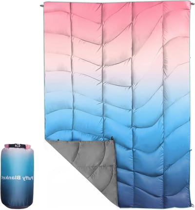 Camping Dekens - Outdoor Deken - Kamperen en Reizen - Geometrisch Patroon - 150 x 125 cm - Arizona Fade