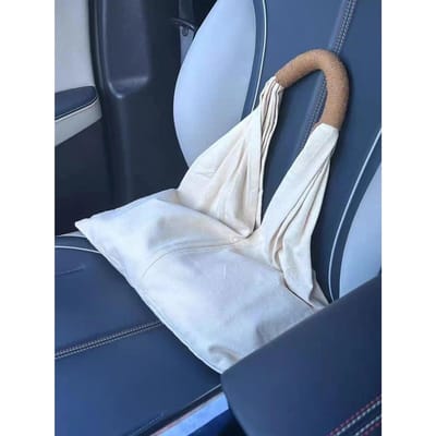 Zomer Eenvoudige Effen Kleur Literaire Canvas Tas Dames Niche Handtas Casual Stoffen Tas Grote Capaciteit Draagtas gray