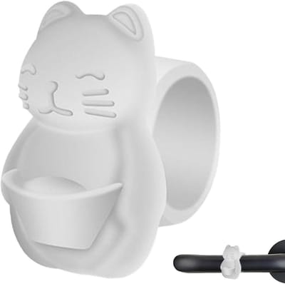 Anti-deurklap,Zonder boren siliconen dierenbeschermer,Schattige deurstopper tegen dichtslaan - voor Woonkamer Slaapkamer Kinderkamer Keuken Badkamer Kantoor Appartement Meubels