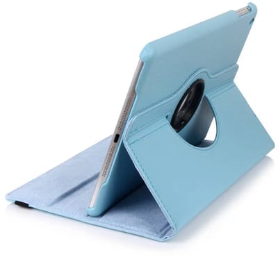 360° Draaibare Bookcase Hoes voor iPad Pro 12.9 – Boekstijl – Shockproof Blauw