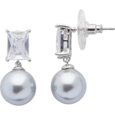 US Polo Assn Jewellery Emily Rhodium Oorbellen