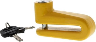 Schijfremslot MKX-Lock 10mm geel