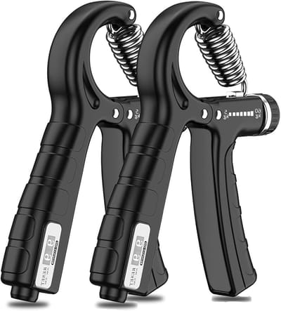 Set van 2 Hand Trainers voor Gripkracht, Verstelbare Handgreep 5-60 kg, Ideaal voor Sporters en Herstel van Handen