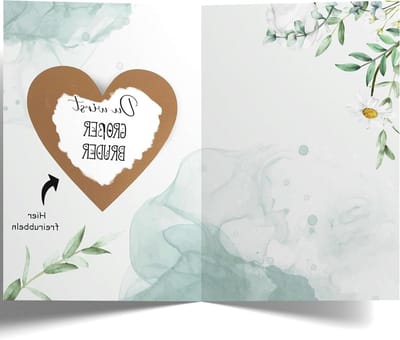 Kraskaart Grote Broer - Zwangerschap Aankondiging - Verrassingsmoment Creëren - Uniek Emotioneel Cadeau - A6 Formaat - Niet Van Toepassing