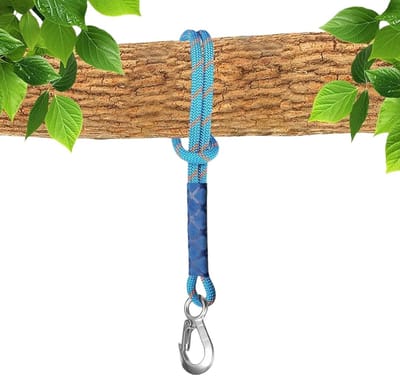 Schommelbanden Set - Hangmat Ophangsysteem - Buiten Ontspannen - Versterkte Polyester Constructie - 1.2 Meter - Blauw